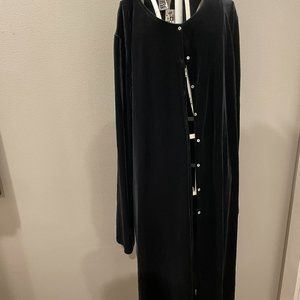 Max Studio Long Velvet Jacket